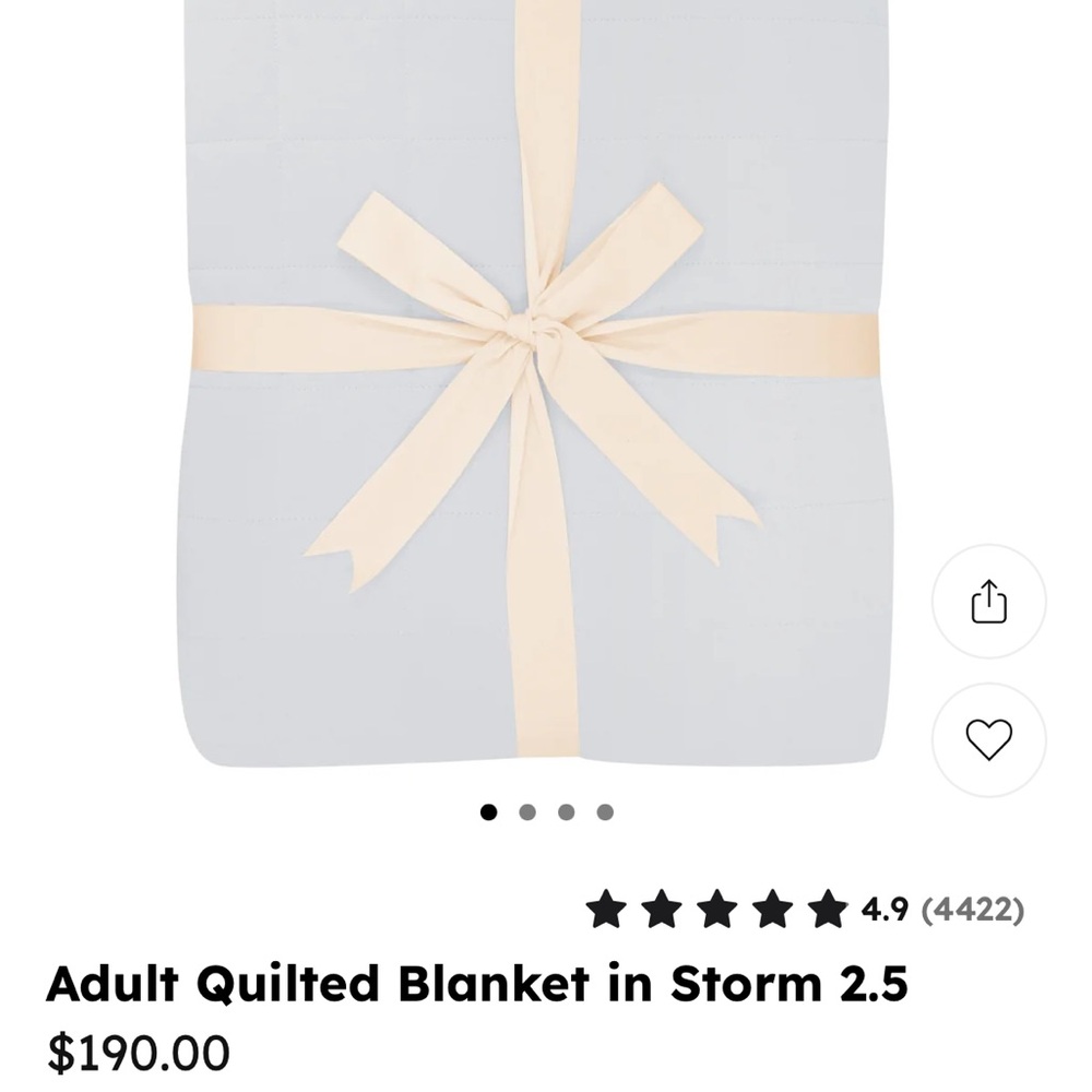 Kyte baby Quilted Blanket